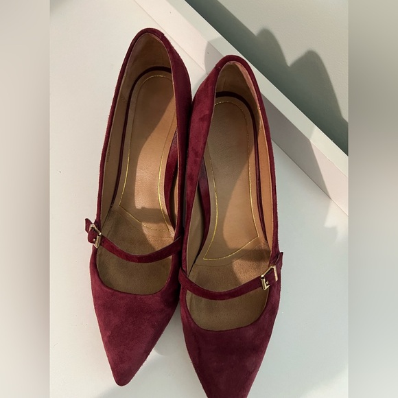 Vionic Suede Heeled Pumps.  Pointed Toe Size 10 - Picture 2 of 10